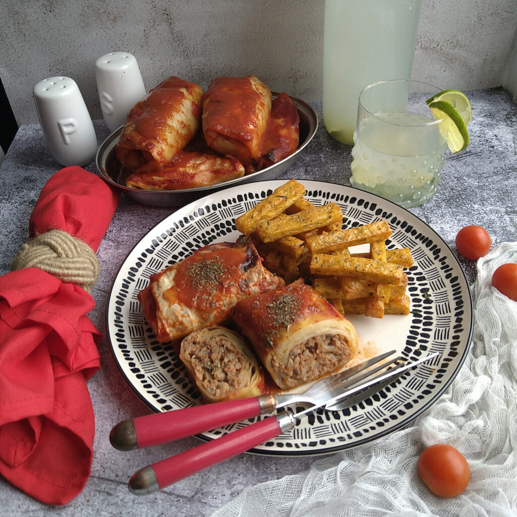 Gołabki, made, photographed and eaten by Tom Sykora